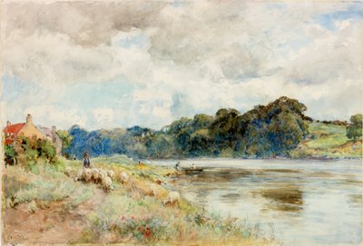 Op de Coquet, rond 1902 door Ernest Albert Waterlow