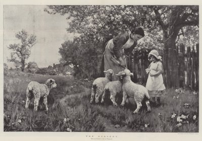 De Kinderkamer door Ernest Albert Waterlow
