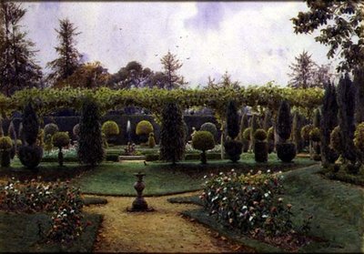 Grijze Dag, Brockenhurst, Hampshire door Ernest Arthur Rowe
