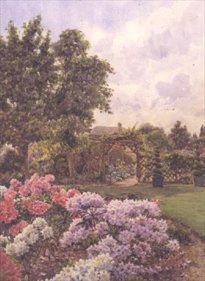Rhododendrons door Ernest Arthur Rowe