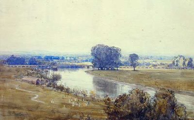 Panoramisch uitzicht door Arthur Streeton