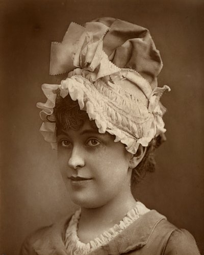 Geraldine Ulmar, Amerikaanse zangeres en actrice, 1887 door Ernest Barraud