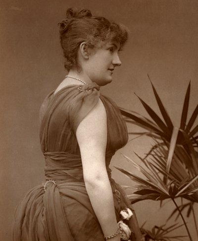 Miss Edith Woodworth, Britse actrice, 1888 door Ernest Barraud