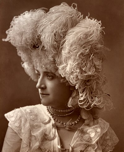 Miss Wadman, Britse actrice, 1888 door Ernest Barraud
