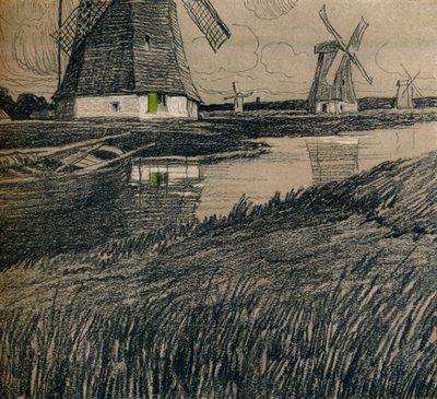 Bij Rotterdam, c. 1912 door Ernest Bewlay