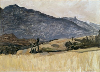 Wallis landschap door Ernest Bieler