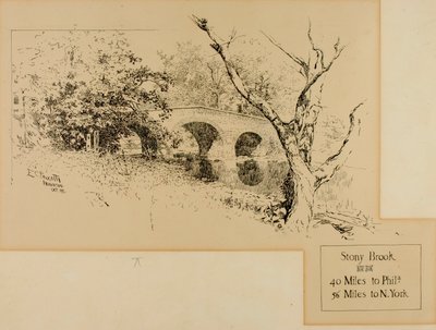 Beekbrug door Ernest C. Peixotto