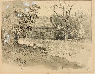 Princeton Quaker Ontmoetingshuis door Ernest C. Peixotto