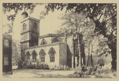 De Ziekenhuiskerk, St. Bartholomew the Less door Ernest Coffin