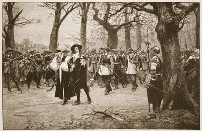 Karel I op weg naar zijn executie, illustratie uit 