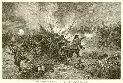 De slag bij Marston Moor door Ernest Crofts