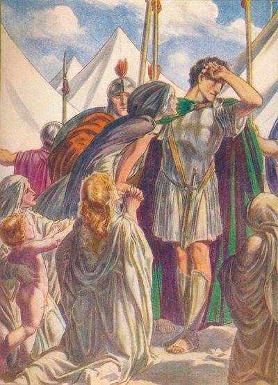 O mijn moeder, je hebt Rome gered, maar je hebt je zoon verloren, ca. 1912 door Ernest Dudley Heath