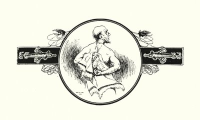 Visser die zijn rug droogt door Ernest Edward Briggs