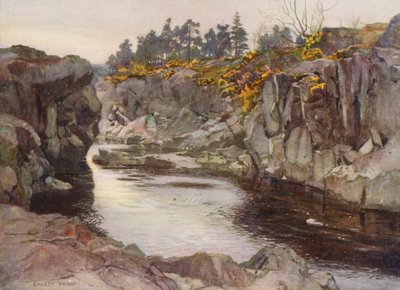 De kloof onder de Linn door Ernest Edward Briggs