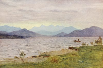 Het meer van Kinloch-Rannoch door Ernest Edward Briggs