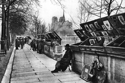 Boekenstalletjes langs de kades, Parijs, 1931 door Ernest Flammarion
