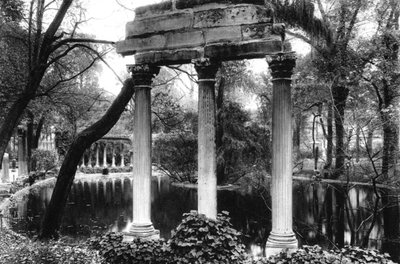De Naumachias Korinthische zuilen, Parc Monceau, Parijs, 1931 door Ernest Flammarion
