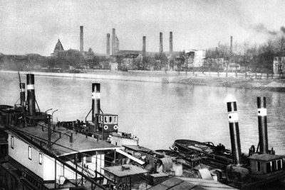 De Seine en de kades bij Bercy, Parijs, 1931 door Ernest Flammarion