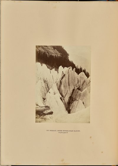 IJsnaalden - Onder de gletsjer van Grindelwald door Ernest H. Edwards