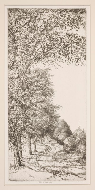 Landweg door Ernest Haskell