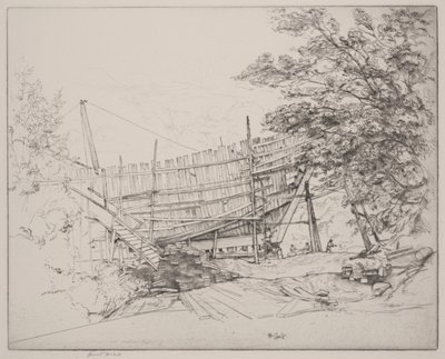 Scheepsbouw door Ernest Haskell