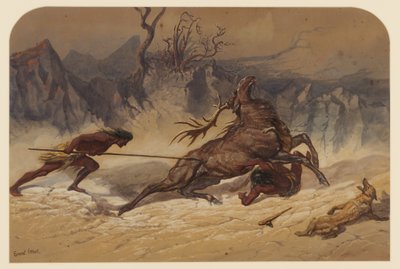 Jacht, 1871 door Ernest Henry Griset