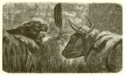 De hond in de kribbe door Ernest Henry Griset