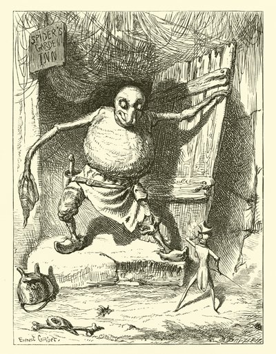 De spin en de vlieg door Ernest Henry Griset