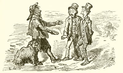 De Twee Reizigers en de Oester door Ernest Henry Griset
