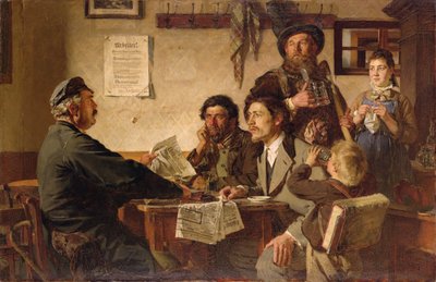 Taveernescène, 1877 door Ernest Henseler