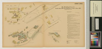 North East Mill en Shannon of Stone Chase Mill, Maryland, Hexamer Algemene Onderzoeken, 1880 door Ernest Hexamer