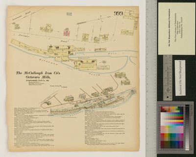 Octoraro Mills, Rowlandville, Maryland, Hexamer Algemene Onderzoeken, 1876 door Ernest Hexamer