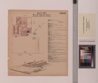 Record Mill, Elkton, Maryland, Hexamer Algemene Onderzoeken, 1884 door Ernest Hexamer