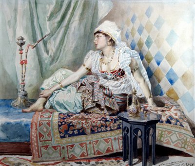 Een Odalisk door Ernest Karlovich Liphart