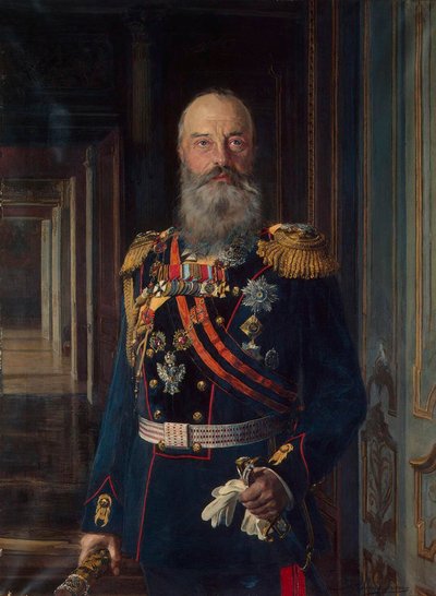 Portret van groothertog Michael Nikolaevich van Rusland, 1832-1909, 1913 door Ernest Karlovich Liphart