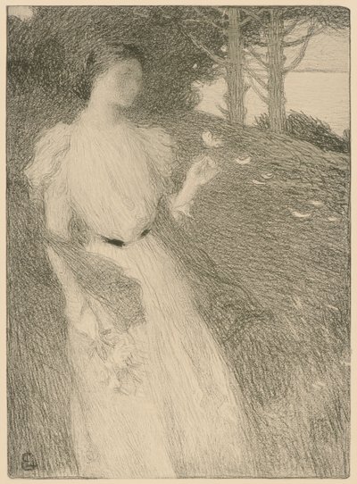 Avond in Oktober, ca. 1898 door Ernest Laurent