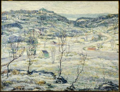 Harlem Valley, Winter door Ernest Lawson