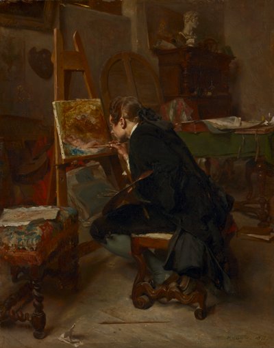 Een Schilder door Ernest Meissonier