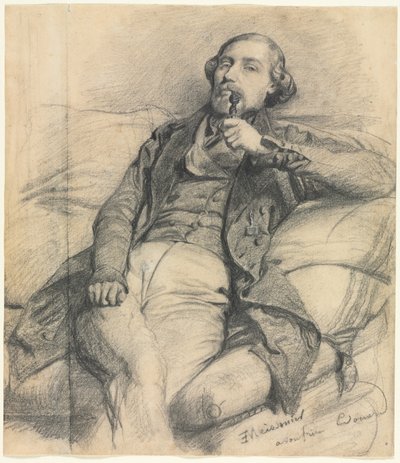 Man die Rookt door Ernest Meissonier