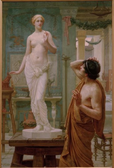 Pygmalion en Galatea door Ernest Normand