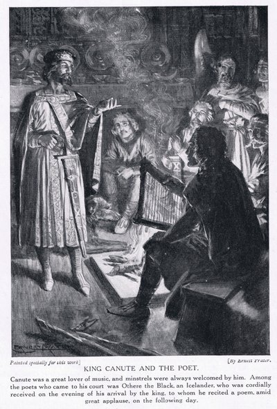 Koning Canute en de dichter door Ernest Prater