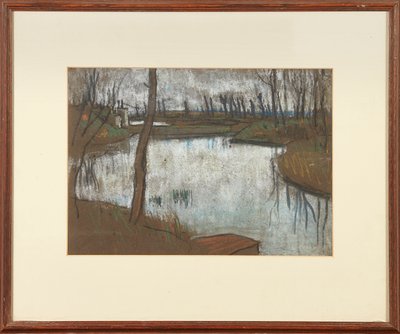Lille Brug en Westgracht door Ernest Procter