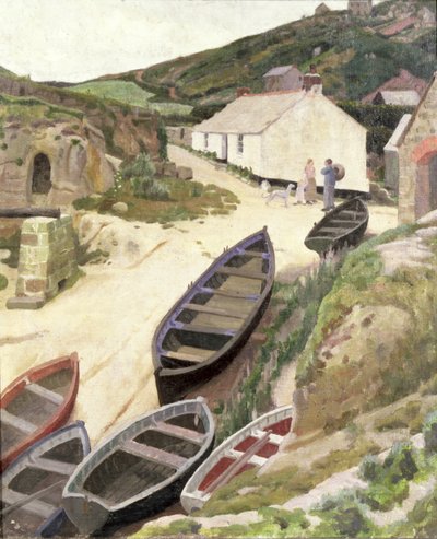 Porthgwarra, Cornwall door Ernest Procter