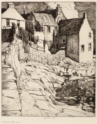 Pittenweem door Ernest Stephen Lumsden