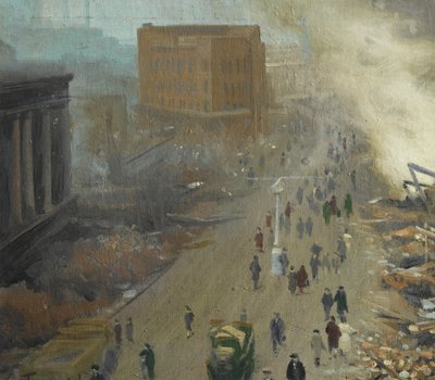 De Nieuwe Orde in Europa, Gebombardeerd Coventry November 1940 door Ernest Townsend