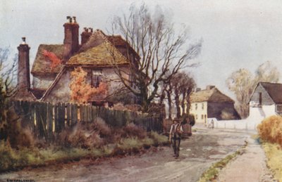 Krijt, Huis waar Dickens zijn Huwelijksreis Doorbracht door Ernest William Haslehust