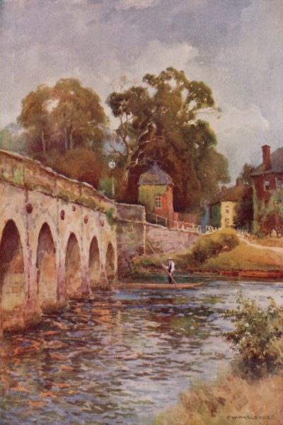 Clopton Bridge, Stratford-on-Avon door Ernest William Haslehust