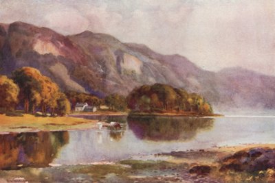 Derwentwater vanaf Friars Crag door Ernest William Haslehust