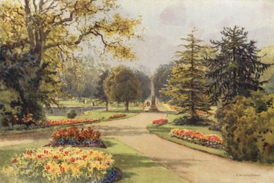 In de Jephson Gardens, Leamington door Ernest William Haslehust