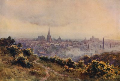 Norwich vanaf Mousehold Heath door Ernest William Haslehust